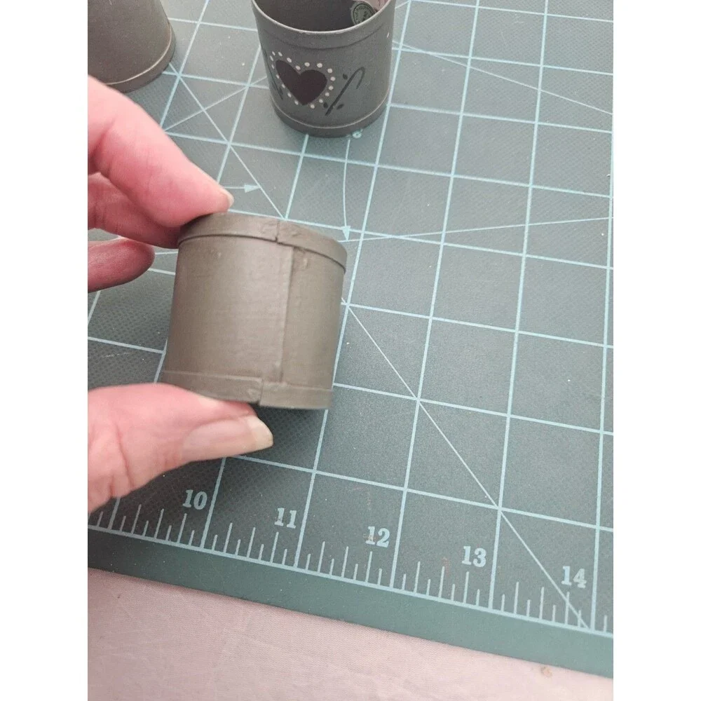 Vintage MCM Audrey Napkin Rings Set of 4 Folk Decor